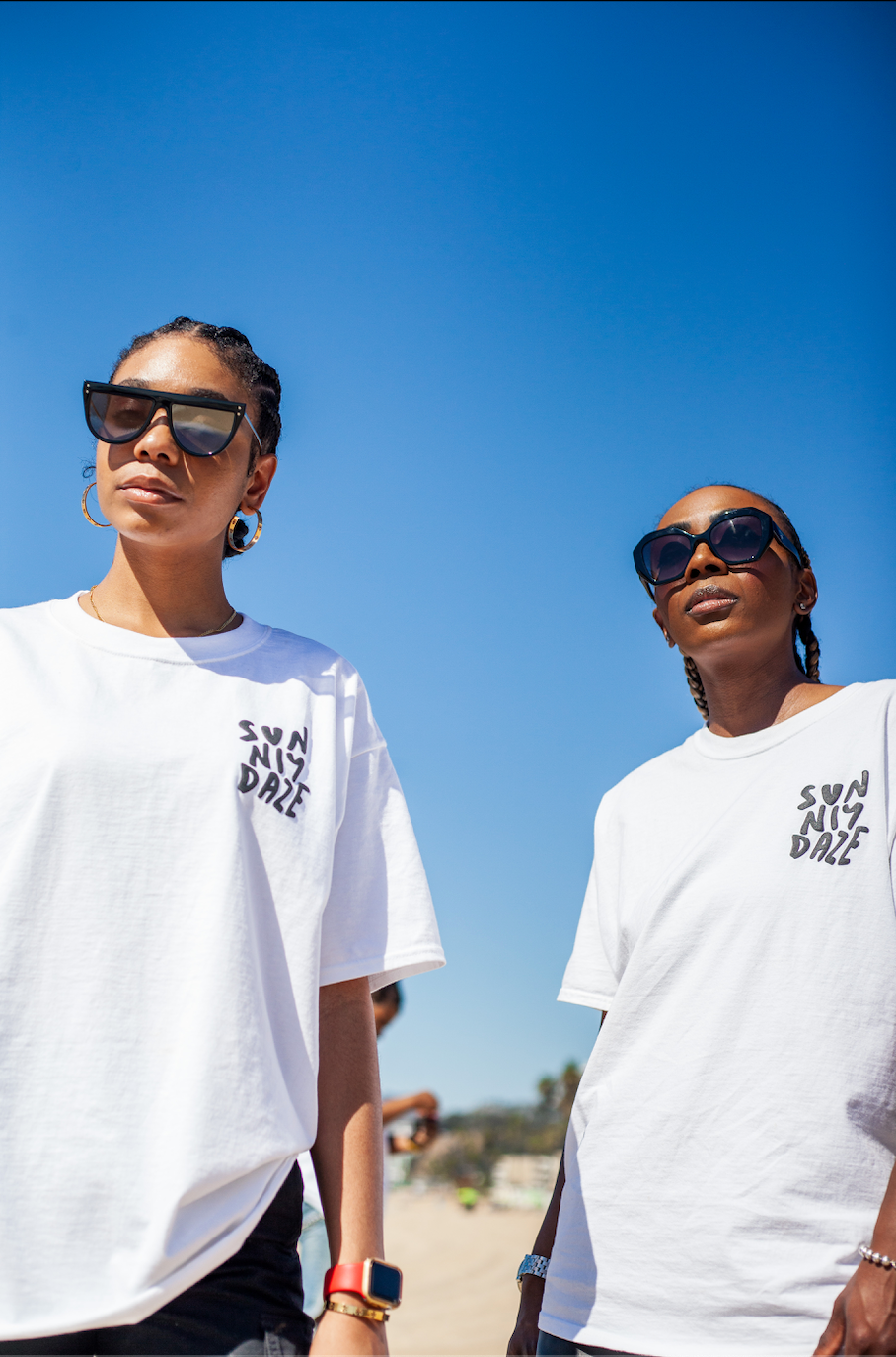 Black & White Puff Printed Tee